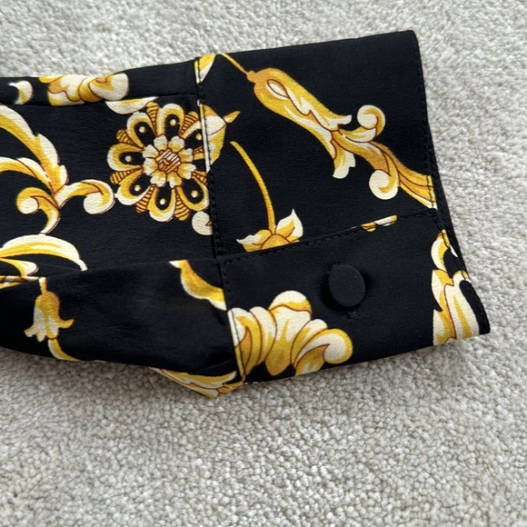 Veronica Beard black and gold blouse, size 0 - Picture 5 of 7